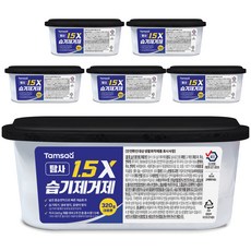 탐사 제습효과가 1.5배 빠른 1.5X 습기제거제, 320g, 6개 생활용품/탈취/방향/살충 반품 최저가 6,990원