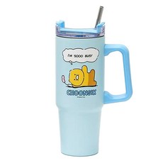 춘식이 카툰 대용량 텀블러, 블루, 1개, 887ml 주방용품/물병/물통/텀블러 반품 최저가 19,810원
