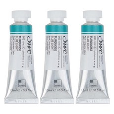 신한화구 전문가 수채화물감 SWC 튜브 C시리즈 903 터콰이스 블루 라이트 3p, 15ml, 1색 문구/오피스/미술/화방용품 반품 최저가 15,490원