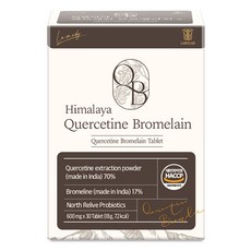 랩온랩 정품 히말라야 퀘르세틴 브로멜라인정, 1개, 30정 undefined/undefined 반품 최저가 18,140원