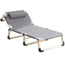 다퍼남 YATAK 휴대용 접이식 침대, 그레이 홈인테리어/싱글하우스 반품 최저가 34,900원