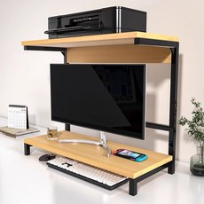 프린터 모니터 데스크 선반 다용도 2단 받침대 문구/오피스/사무용품 전문관 반품 최저가 23,250원