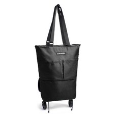 오코로 바퀴달린 토트백 장바구니 고급형, 블랙, 1개 생활용품/생활잡화 반품 최저가 20,640원