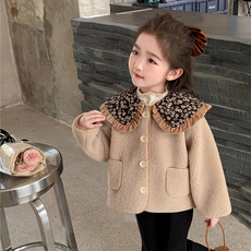 오렌지다몸 여아용 꽃송이 프릴 카라 뽀글 자켓 출산/유아동/유아동패션 반품 최저가 35,120원