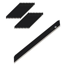 화신 커터날 60도 블랙 SK2H, 20개 문구/오피스/사무용품 전문관 반품 최저가 5,000원