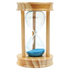 포포팬시 타이밍 원목 모래시계 10분, 블루, 1개 문구/오피스/사무용품 전문관 반품 최저가 7,600원