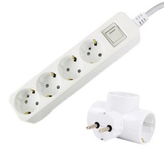 슈퍼탭 일반 멀티탭 4구 SY-MG4, 2.5m, 그레이 화이트, 1개 홈인테리어/생활전기용품 반품 최저가 13,020원