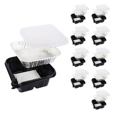 핫쿡볼 발열 도시락 알루미늄 용기 내통 10p + 외통 5p + 뚜껑 5p + 발열제 10p, 135g, 1세트 스포츠/레저/캠핑전문관 반품 최저가 23,130원