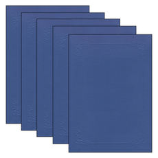 우진산업 에코 2겹 종이 상장 케이스 무지 22 x 30.5 cm, 군청색, 5개 문구/오피스/사무용품 전문관 반품 최저가 3,980원