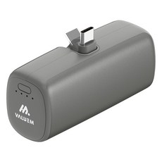 밸류엠 단자 접이식 도킹형 손난로 겸용 보조배터리 5000mAh C타입, VM-B2DHWD01CP(C타입), 다크그레이 가전디지털/1인방송 전문관 반품 최저가 5,940원