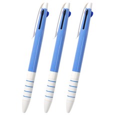 심플 3색 볼펜 0.7mm, 블루, 3개 문구/오피스/학용품/수업준비 반품 최저가 3,240원