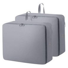 위드웨일 여행 대용량 이불 압축 파우치 그레이, 2개, 1개입 생활용품/압축팩/커버 반품 최저가 6,040원