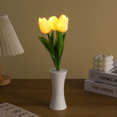 LED 화분 조명 튤립, 혼합색상 홈인테리어/싱글하우스 반품 최저가 9,920원