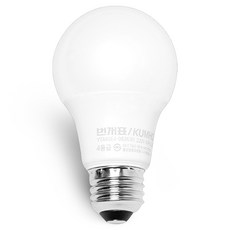 번개표 LED 화이트 전구 8W, 전구색, 1개 홈인테리어/조명/스탠드 반품 최저가 1,100원