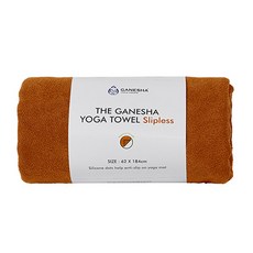가네샤요가프랍스 슬립리스 요가매트 타월, Tan Orange, 1개 스포츠/레저/헬스/요가/댄스 반품 최저가 23,430원