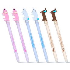 아이비스 지워지는 마스코트 젤펜 0.5mm, 랜덤 발송, 6개 문구/오피스/학용품/수업준비 반품 최저가 4,250원