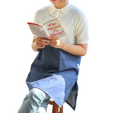 세맘스 앞치마 XL, 체크 데님, 1개 주방용품/주방잡화 반품 최저가 28,900원