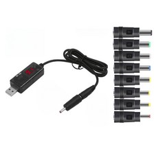오토크루 5V to 9V 12V 승압 전원 컨버터 USB 케이블 + DC젠더 8종 세트 AC-TL84, 1세트 자동차용품/RV/아웃도어 반품 최저가 10,830원