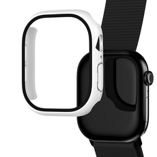 요거 애플워치 풀커버 액정보호필름 강화유리 케이스, 화이트, 1개 헬스_건강식품/헬스/요가용품 반품 최저가 4,720원