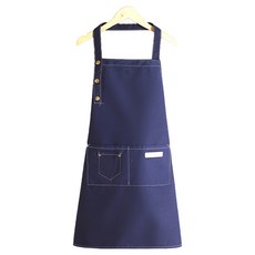 씨오브비 여성용 캔버스 길이조절 방수 앞치마, 블루 문구/오피스/미술/화방용품 반품 최저가 7,900원