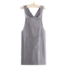 베이직 통기성 면 앞치마, 그레이, 1개 주방용품/주방잡화 반품 최저가 7,190원