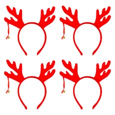스투피드 방울 루돌프 크리스마스 머리띠, 레드, 4개 문구/오피스/파티/이벤트 반품 최저가 4,000원