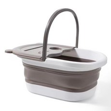 피어니스트 덮개 휴대용 욕실 폴딩 반신 족욕통, 그레이, 1개 생활용품/욕조 반품 최저가 8,410원