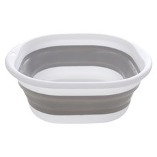머지샵 접이식 폴딩 다용도 세수 세면 대야 대품, 그레이, 1개 undefined/undefined 반품 최저가 8,280원