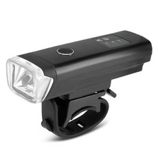 스마트 충전식 방수 LED 손전등 겸 자전거 전조등, 블랙, 1개 스포츠/레저/자전거 반품 최저가 7,990원