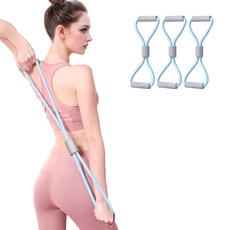 사비나 8자 텐션 필라테스 튜빙밴드, 블루, 3개 헬스/건강식품/헬스/요가용품 반품 최저가 4,950원