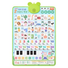 언어 첫걸음 톡톡 사운드 벽보 한글 + 영어, 아띠래빗 출산/유아동/유아동도서 반품 최저가 10,570원