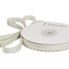 길그리 체크 레이스 패브릭 선물 포장 리본, 01 메론 핑크, 1개, 15m 문구/오피스/데코/포장용품 반품 최저가 8,620원