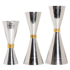 킹메탈웍 클라로 슬림 지거 15ml 30ml + 30ml 45ml + 30ml 60ml 세트, 실버, 1세트 주방용품/컵/텀블러/와인용품 반품 최저가 11,230원