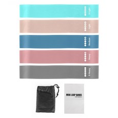 몬토 힙업 요가 스쿼트 밴드 5종 세트, 혼합색상, 1세트 헬스/건강식품/홈트레이닝 반품 최저가 9,010원