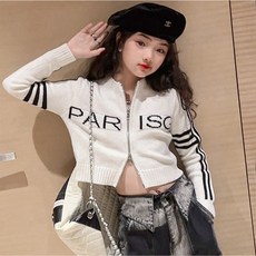 빠빠야네 여아용 소매라인 트랙 크롭핏 봄가을 집업 가디건 출산/유아동/유아동패션 반품 최저가 8,250원