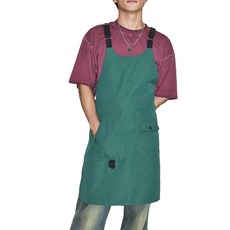 씨오브비 캔버스 주방 작업용 방수 앞치마, 그린, 1개 주방용품/주방잡화 반품 최저가 9,980원