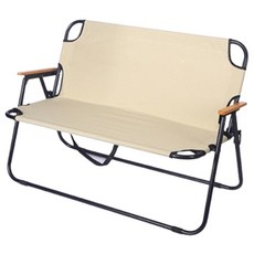 하이퍼플래닛 캠핑용 아웃도어 2인용 접이식 의자, 베이지, 1개 스포츠/레저/캠핑전문관 반품 최저가 45,900원