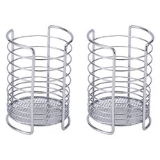 아메리칸로드 원통 스테인레스 물빠짐 수저통 YK003, 2개 주방용품/수저통/수저받침 반품 최저가 6,150원