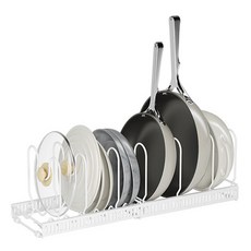 홈앤토이 슬라이딩 확장형 후라이팬 정리대, 13단, 화이트, 1개 주방용품/주방수납/정리 반품 최저가 10,680원