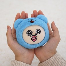 끼꼬 탈을 쓴 봉제인형, 10cm, 빵빵이 블루, 1개 완구/취미/인형 반품 최저가 6,130원