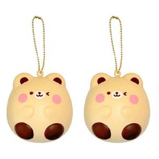 iiGEN 조선문방구 폭신폭신 애니멀 스퀴시 2p, 곰(살구색), 2개 완구_취미/신생아/영아완구 반품 최저가 4,570원