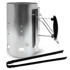 카엔 숯점화통 블랙 숯집게 세트, 1세트 스포츠/레저/캠핑전문관 반품 최저가 35,040원