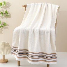 소니오 대형 소프트 샤워 바스타월 290g 폴리에스테르사, 02 컬러라인화이트, 1개 생활용품/욕실용품 반품 최저가 8,230원