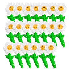 파티쇼 데이지스틱 은박풍선, 혼합색상, 20개 완구/취미/파티/마술도구 반품 최저가 4,480원