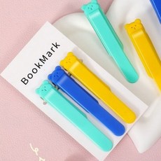 오피스플래닛 떨어지지 않는 실리콘 클립 북스토퍼 세트, 옐로우, 블루, 에메랄드, 1세트 문구/오피스/사무용품 전문관 반품 최저가 7,900원