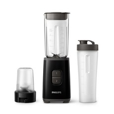 필립스 미니 블렌더 데일리 컬렉션 시리즈 텀블러&다지기 구성 블랙, HR2603/90 주방용품/주방가전 반품 최저가 38,740원