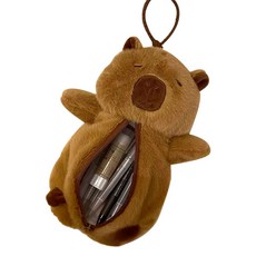 특별한 상점 봉제인형 필통 파우치, 카피바라, 1개 문구/오피스/학용품/수업준비 반품 최저가 6,210원