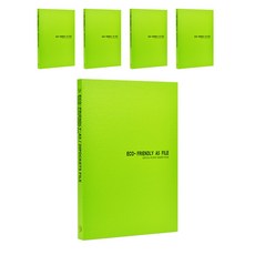에코청운 에코 클리어화일 A5 20p, 연두, 5개 문구/오피스/학용품/수업준비 반품 최저가 5,680원