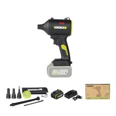WORX 충전 더스트건 20V 4.0AH 블랙 WU093, 1개 생활용품/공구/철물/DIY 반품 최저가 196,500원
