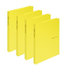 드림산업 트레비엥 레버 A4, 4개, 노랑 문구/오피스/학용품/수업준비 반품 최저가 7,870원